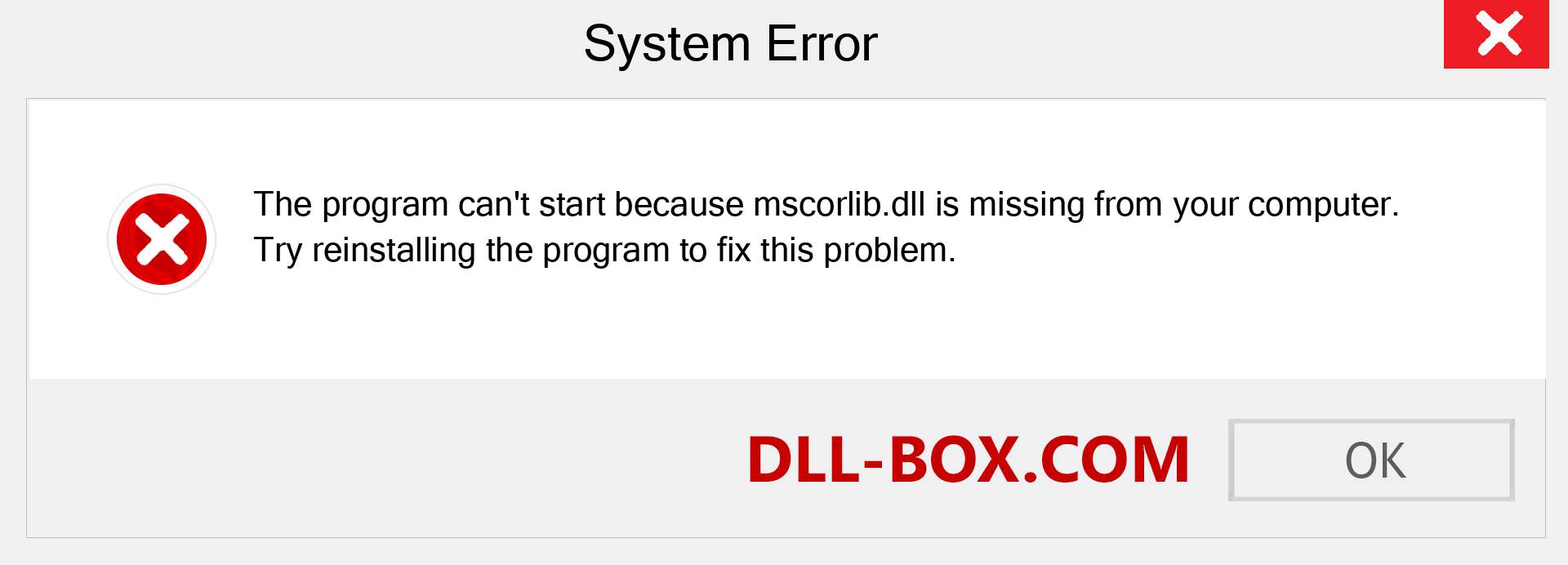  mscorlib.dll file is missing?. Download for Windows 7, 8, 10 - Fix  mscorlib dll Missing Error on Windows, photos, images