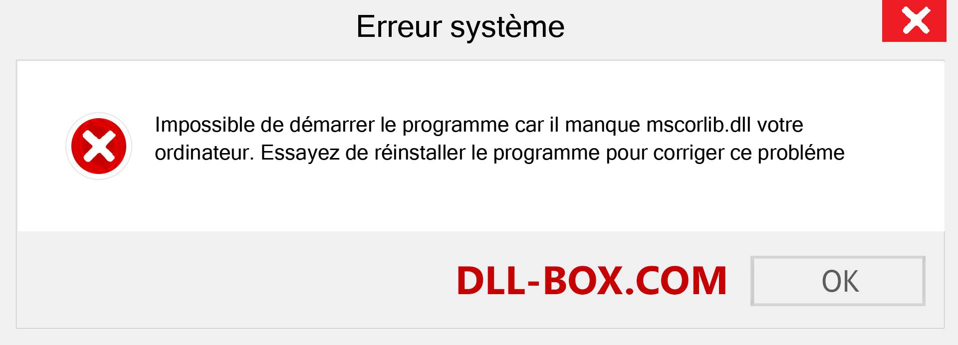 Le fichier mscorlib.dll est manquant ?. Télécharger pour Windows 7, 8, 10 - Correction de l'erreur manquante mscorlib dll sur Windows, photos, images